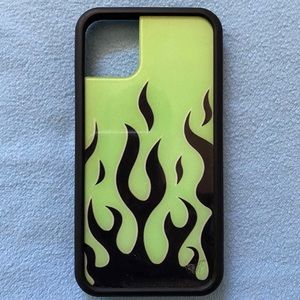 iPhone 11 Wildflower Neon Flames Case